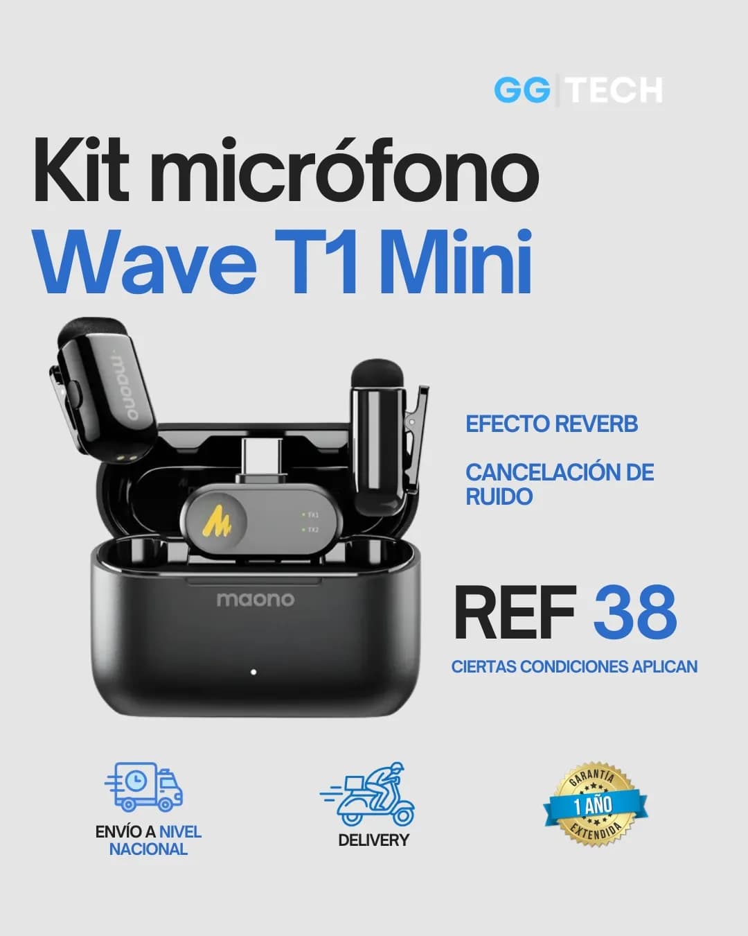 Kit micrófono Wave T1 Mini