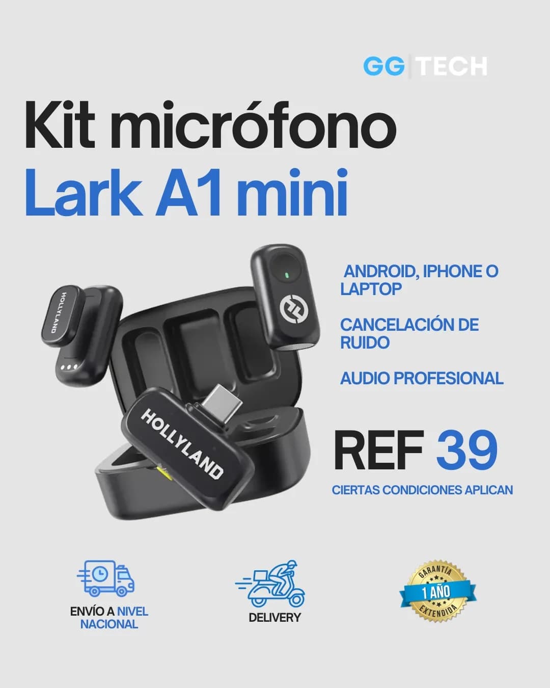Kit micrófono Lark A1 Mini