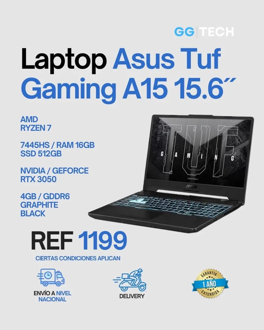 Laptop TUF Gaming A15 15.6"