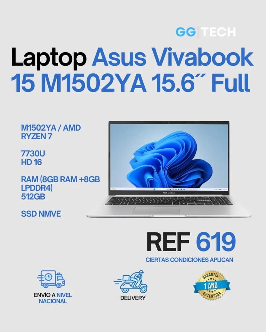Laptop Vivabook 15 M1502YA 15.6"