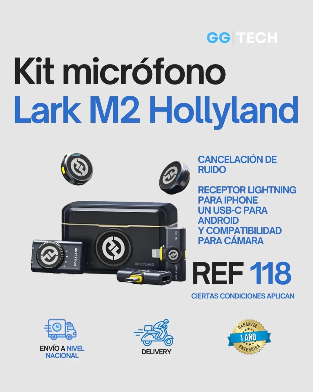 Kit micrófono Lark M2