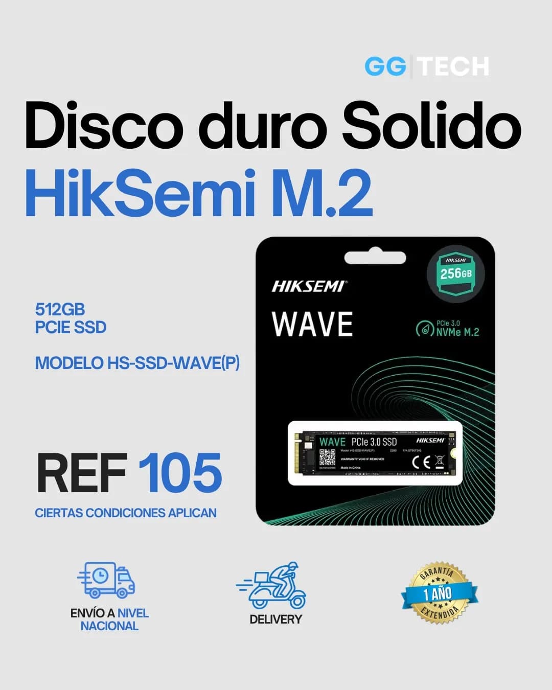 Disco sólido M.2 512 GB