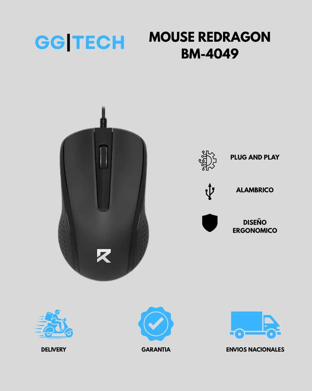 Mouse cableado BM-4049