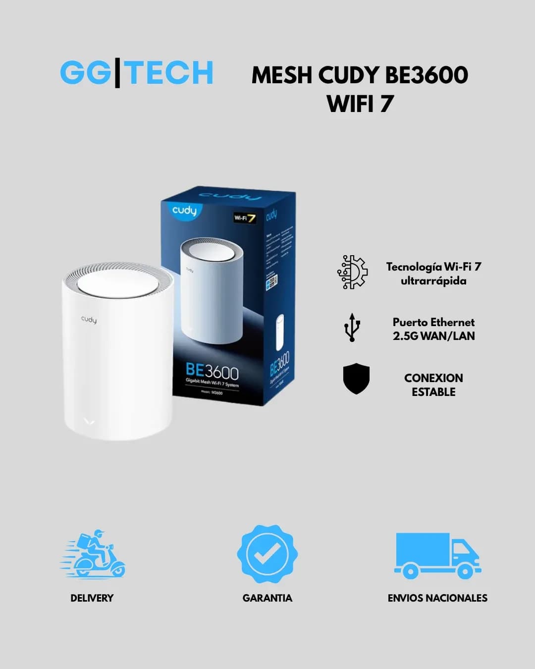 Sistema mesh BE3600 WiFi 7