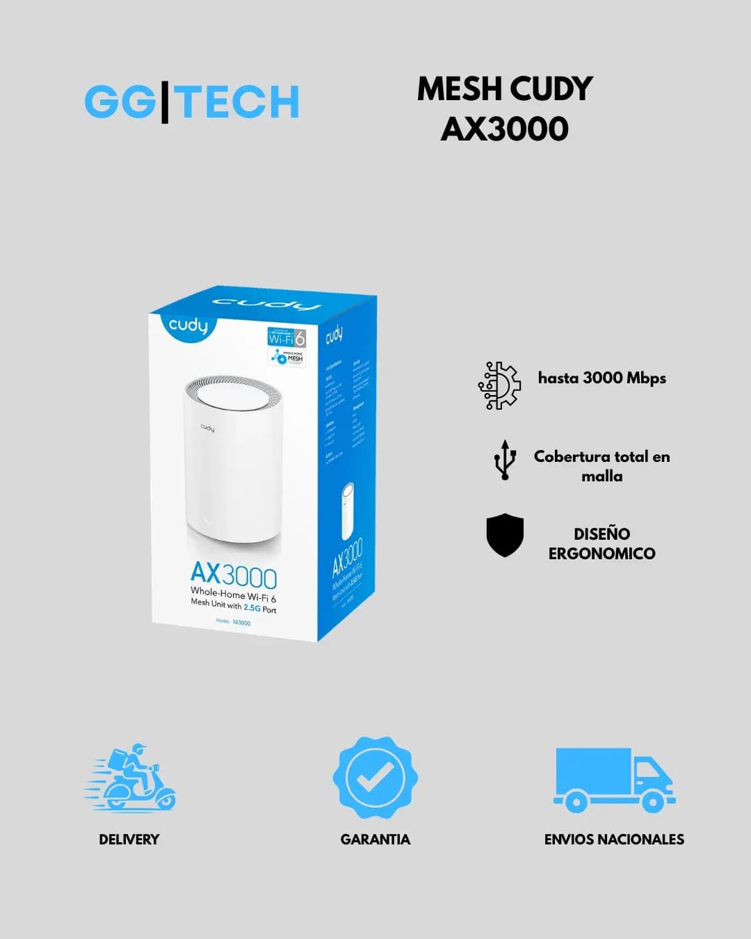 Sistema mesh AX3000 WiFi 6
