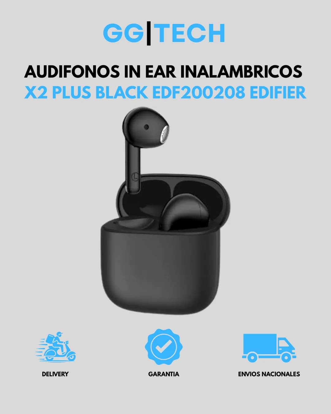 Audífonos in ear X2 Plus