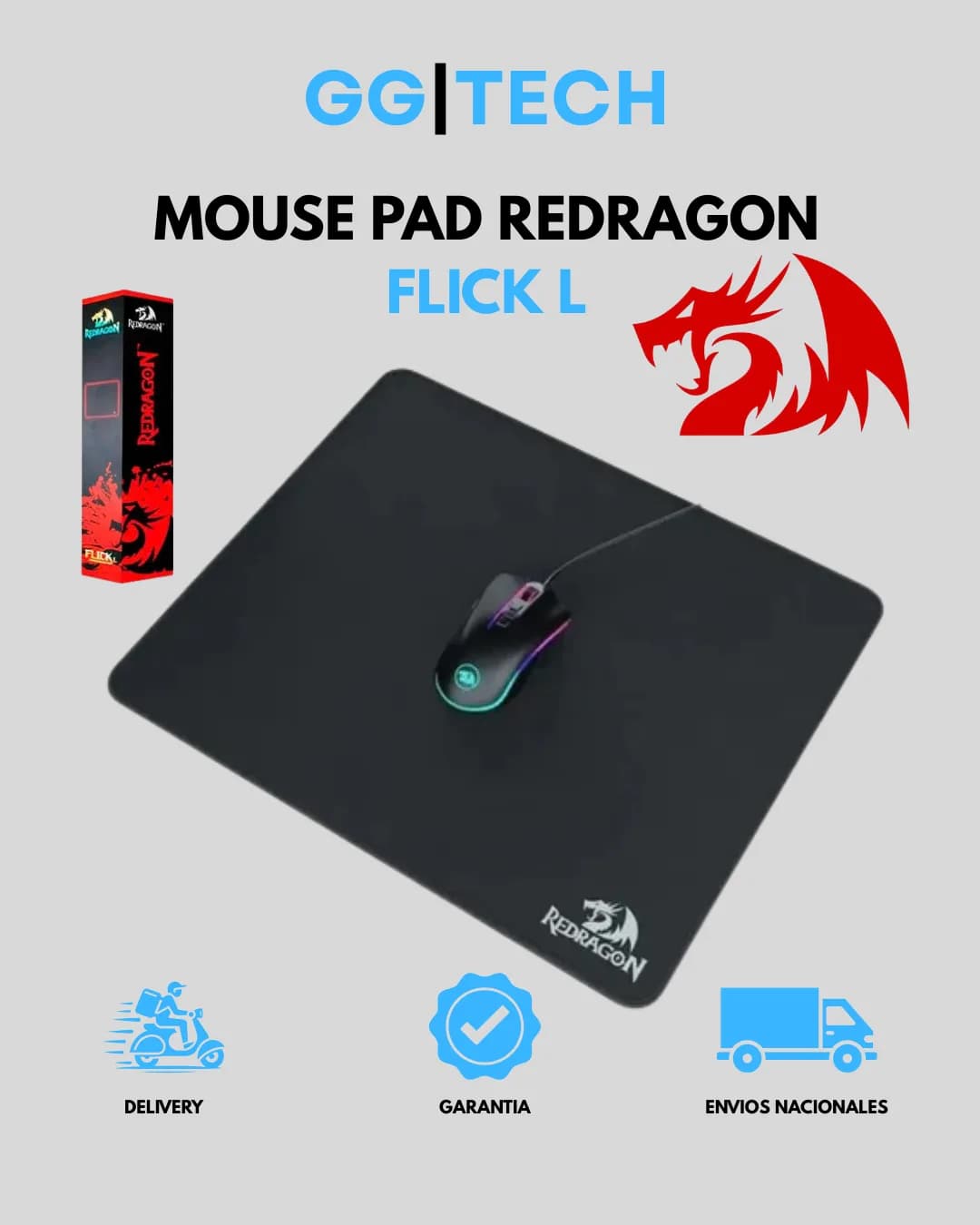 Mouse pad Flick L P031