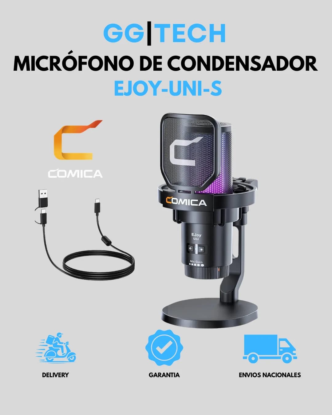 Micrófono condensador EJOY UNI S