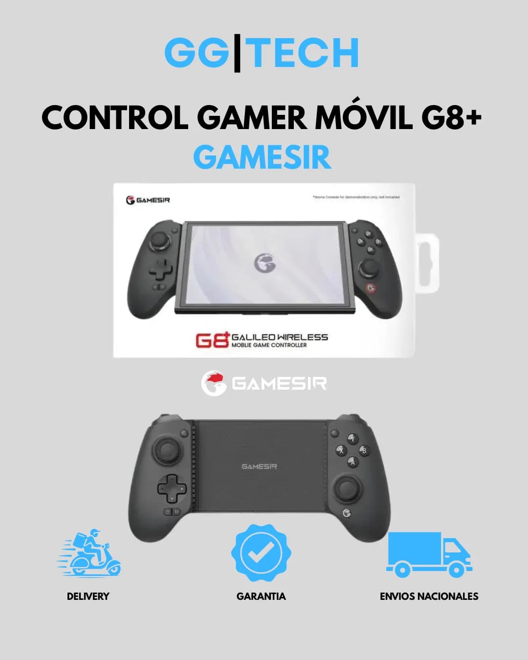 Control móvil G8+