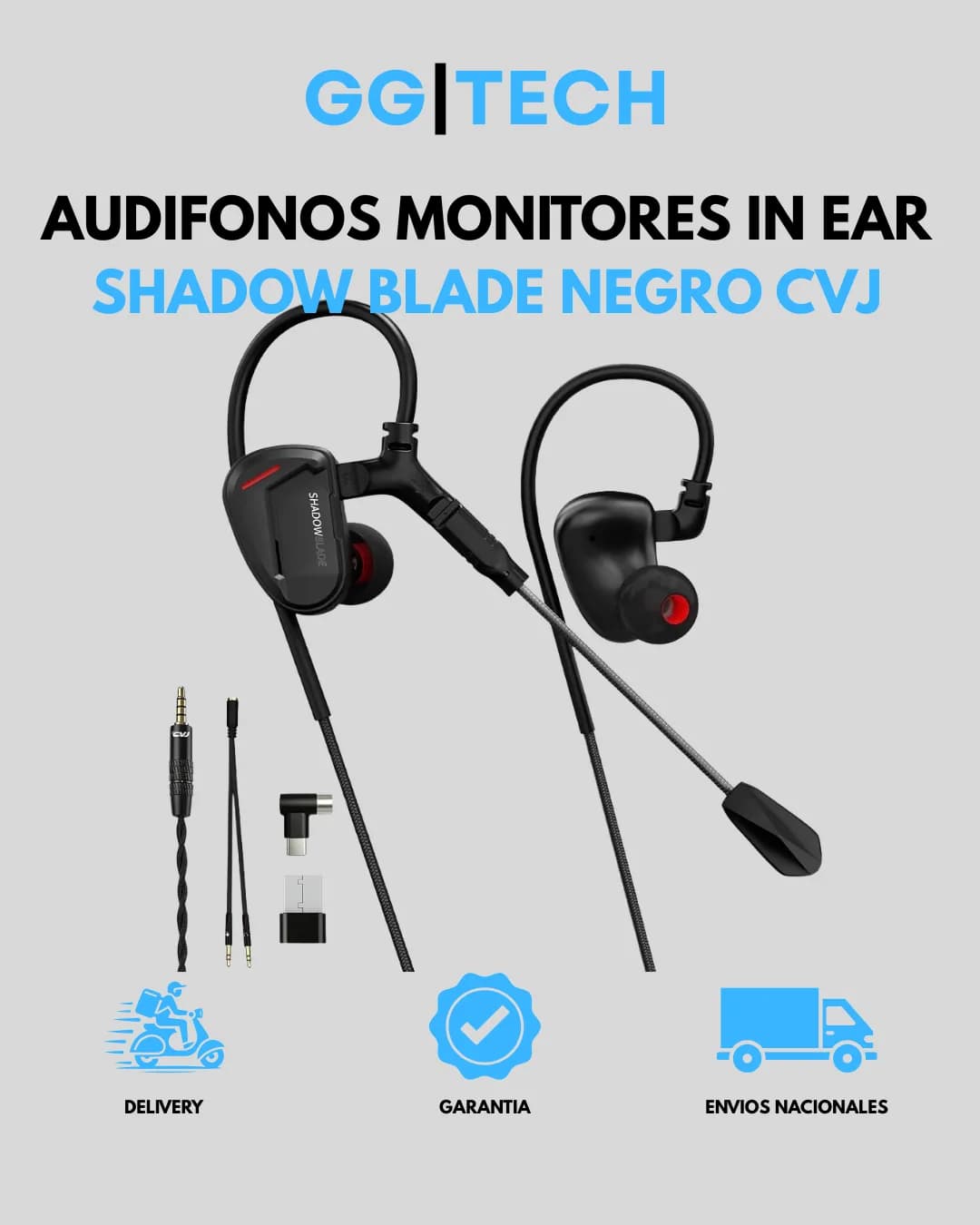 Monitores in ear Shadow Blade