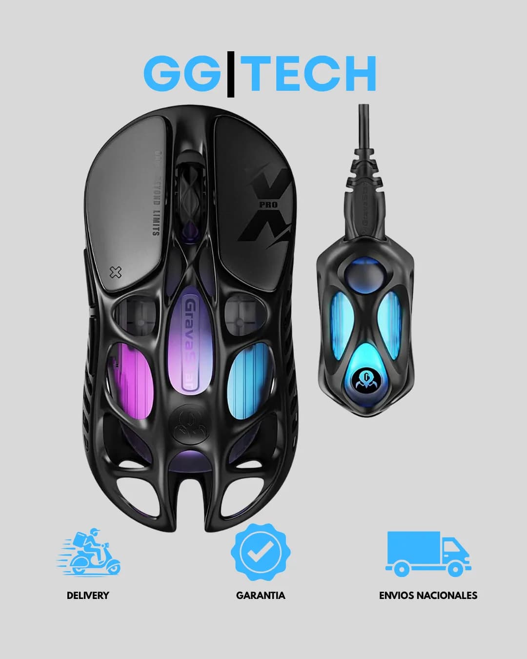 Mouse gamer Mercury X Black