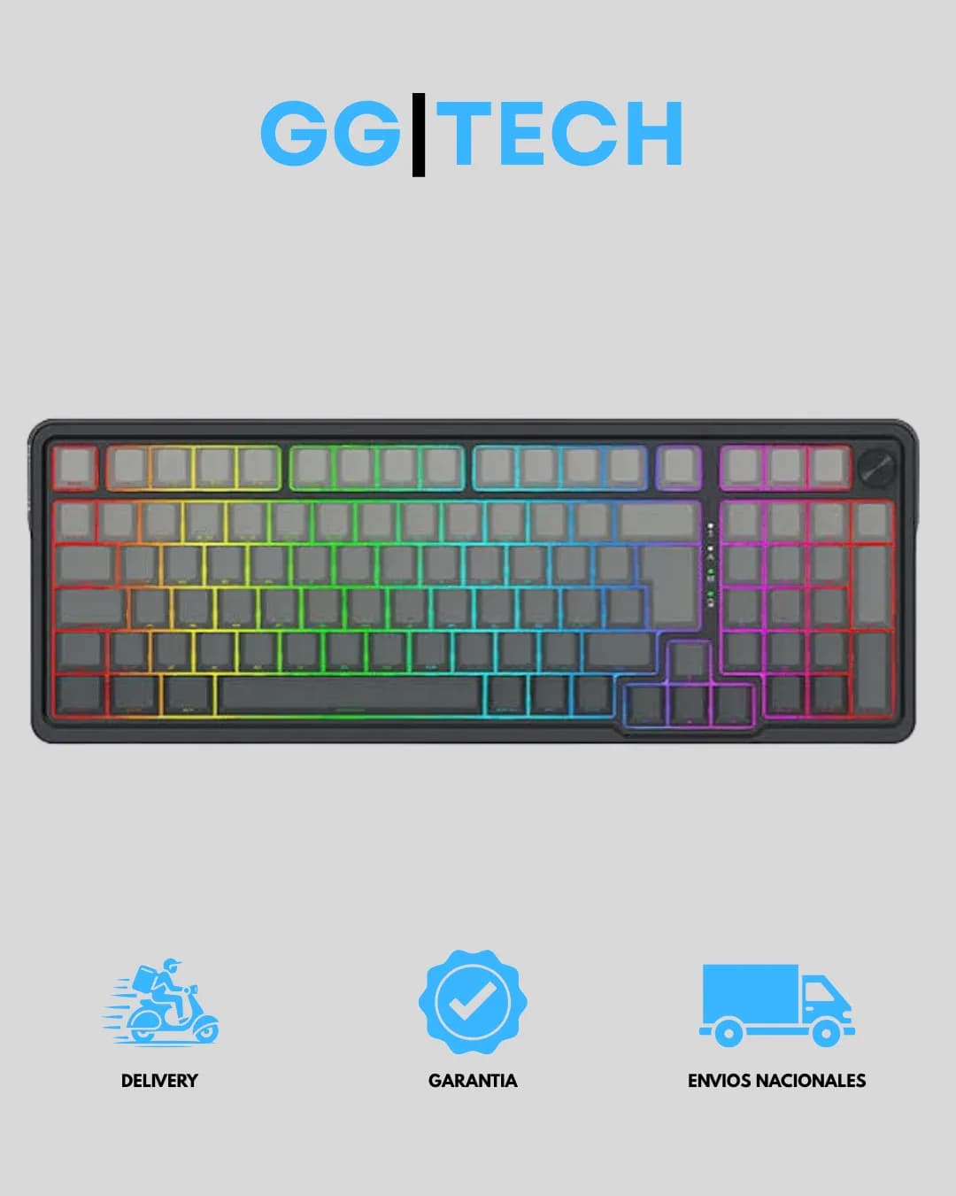 Teclado gamer Eisa Max SP K686GP