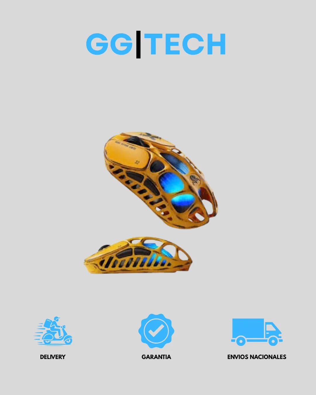 Mouse gamer Mercury X Special Edition Yellow