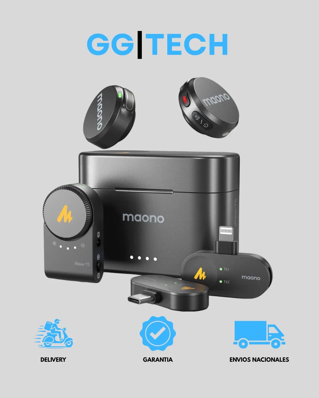 Kit micrófono Wave T5