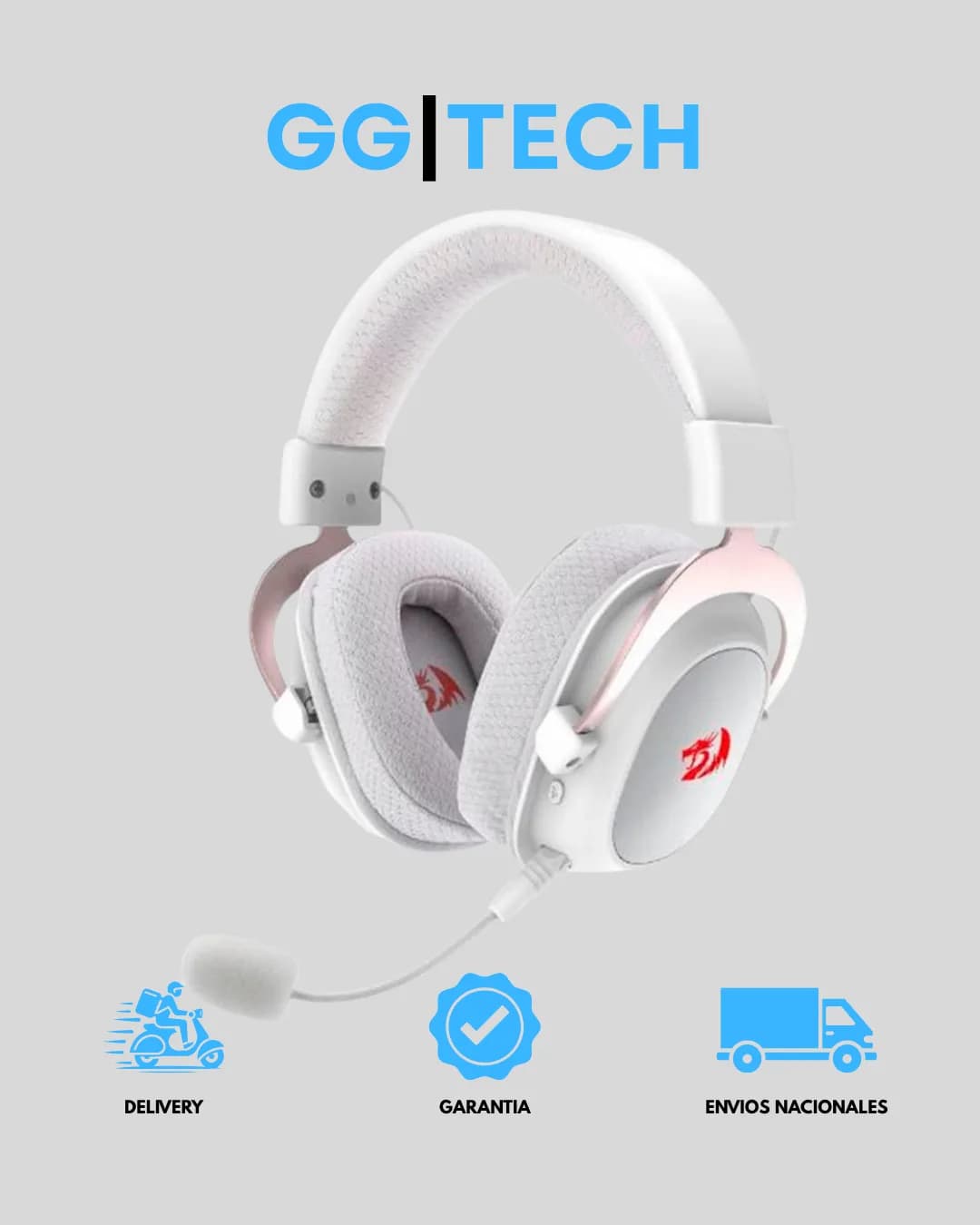 Audífono gamer Zeus Pro H510W-PRO