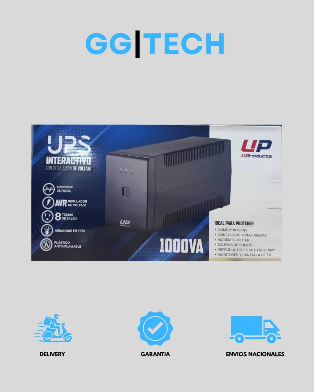 UPS interactivo 1000 VA