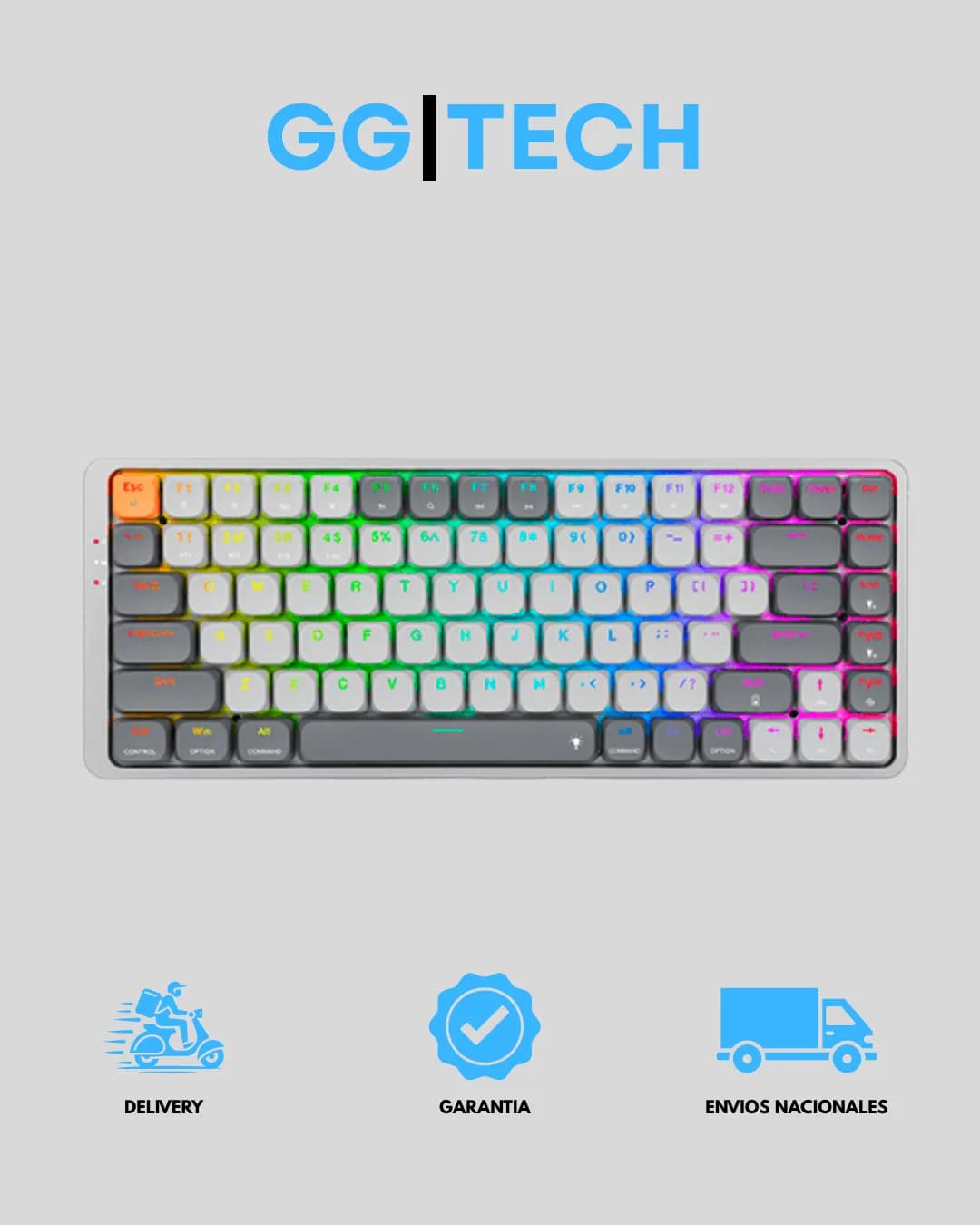 Teclado gamer Azure K652GG