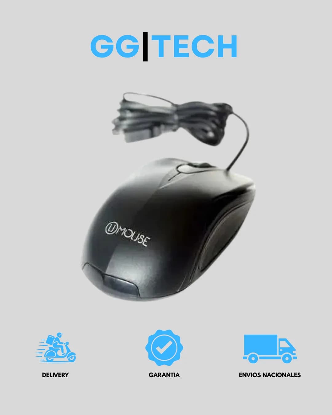 Mouse óptico 3D U-M02