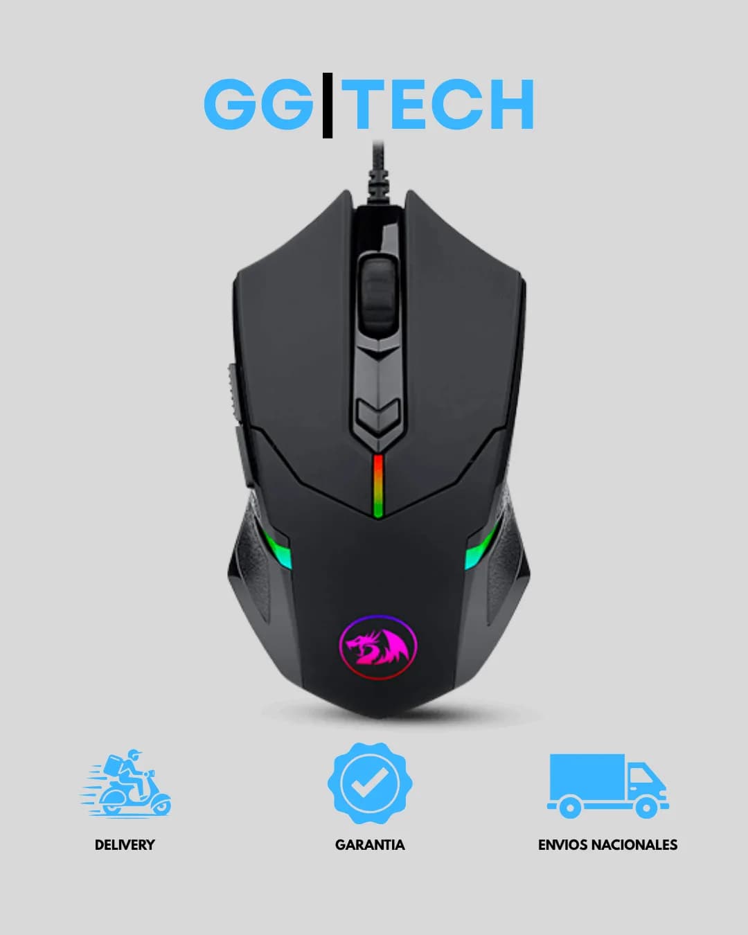 Mouse gamer Centrophorus 2