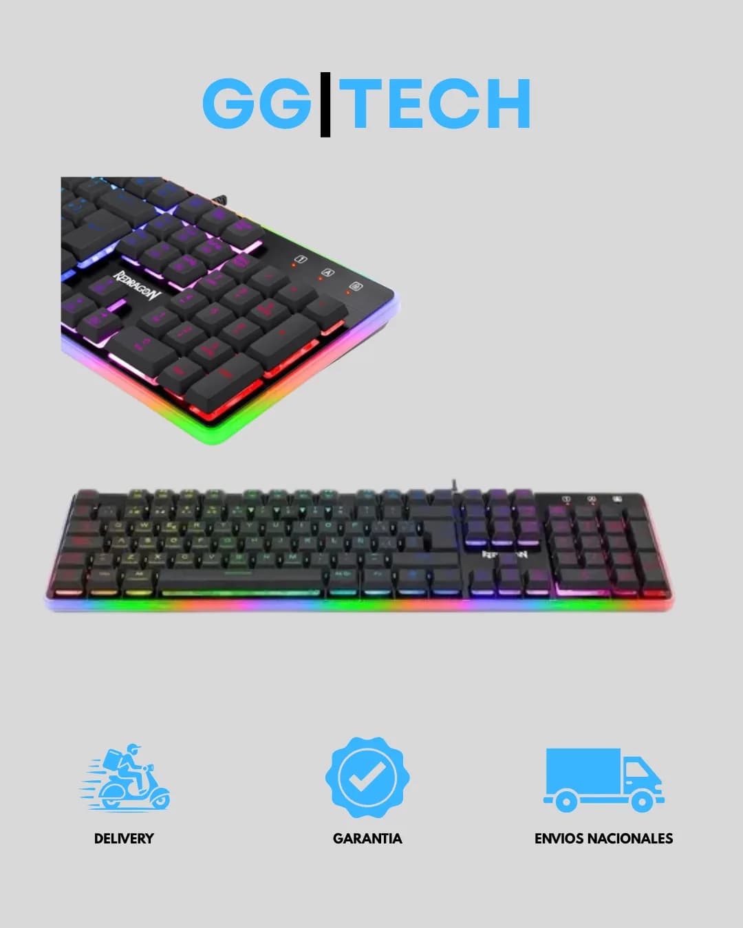 Teclado gamer Dyaus 2 K509 RGB