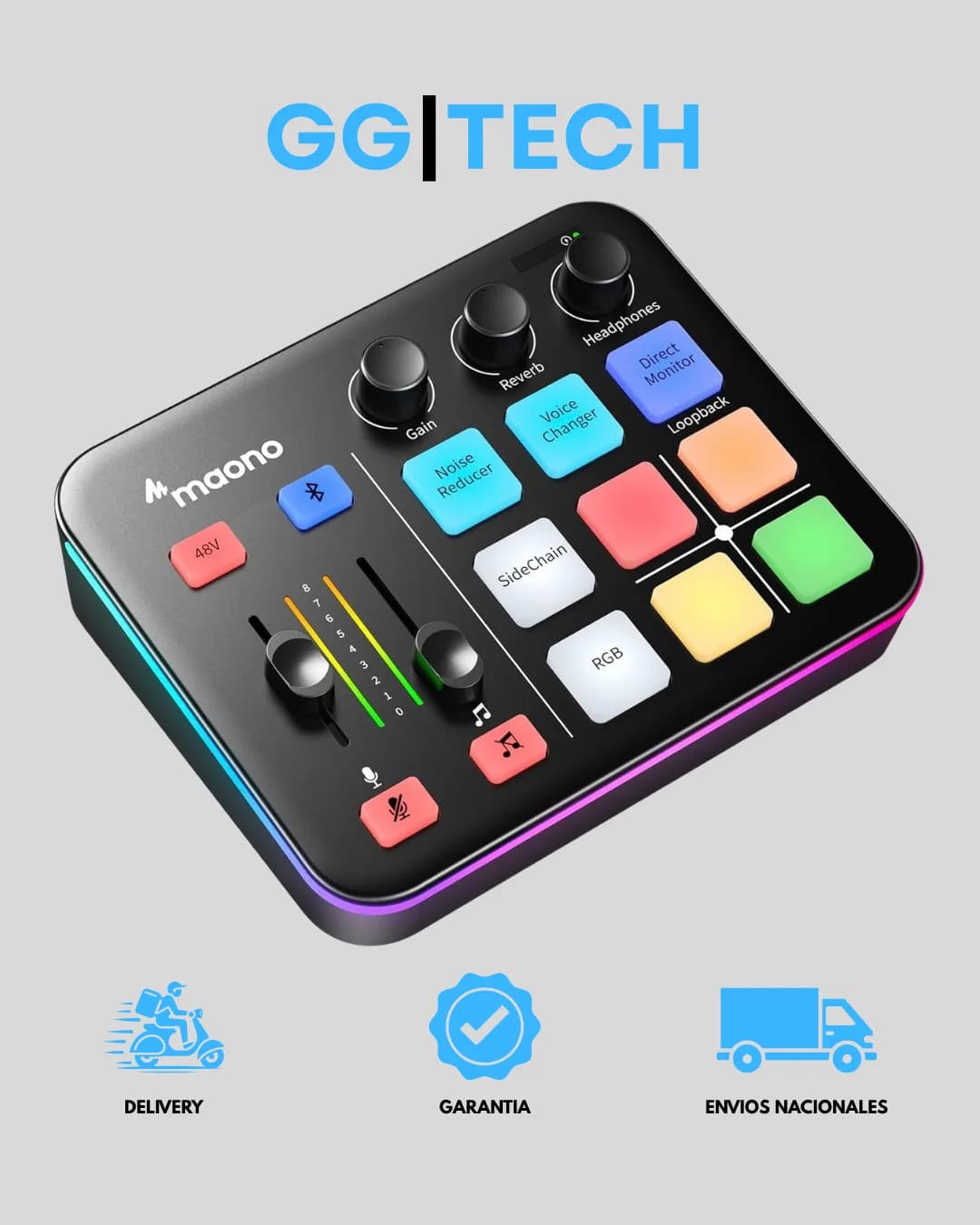 Mezclador e interfaz de audio G1 Neo